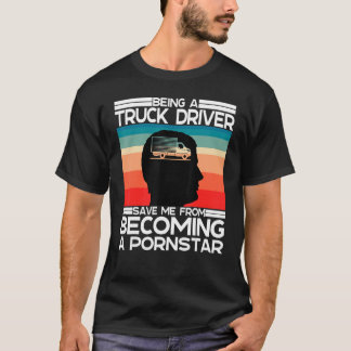 Ich Liebe als Lastkraftwagenfahrer und sarkastisch T-Shirt