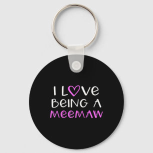 Ich Liebe als Meemaw Niedlich Cool Mee-maw Schlüsselanhänger