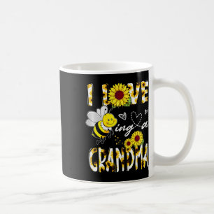 Ich Liebe als Oma Sonnenblume Biene Lover Mother' Kaffeetasse