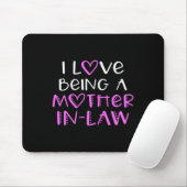Ich Liebe als Schwiegermutter Niedlich Cool Mousepad (Mit Mouse)