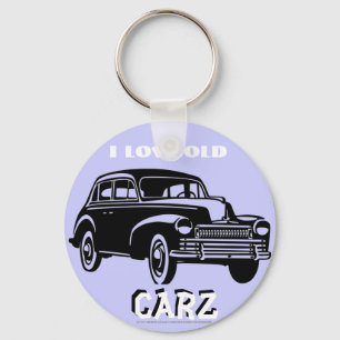 "Ich Liebe alter Vintager Carz!" Schlüsselanhänger