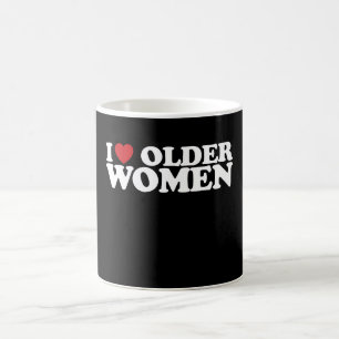 Ich liebe ältere Frauen, ich liebe Groovy Kaffeetasse