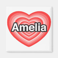 Ich Liebe Amelia. Ich Liebe dich Amelia. Herz