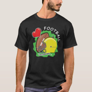 Ich liebe American Football T-Shirt