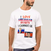 Ich Liebe American Secrets Ich kann T - Shirt nich (Vorderseite)