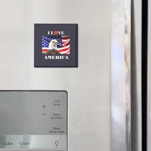 Ich liebe Amerika Magnet (In Situ (Kühlschrank))