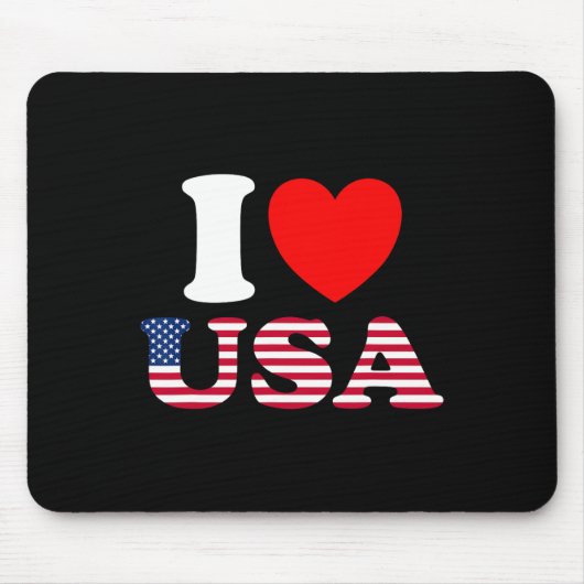 Ich liebe Amerika Mousepad (Vorne)