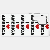 Ich liebe Amerika Samsung Galaxy Hülle (Rückseite (Horizontal))