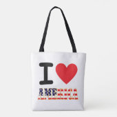 Ich liebe Amerika Tasche (Rückseite)