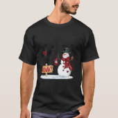 Ich Liebe, Ammy Snowman Weihnachten Niedlichen Oma T-Shirt (Vorderseite)