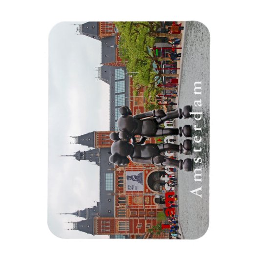 Ich Liebe Amsterdam. Magnet (Vertikal)