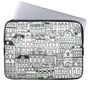 Ich liebe Amsterdam Niederländisch Icon Laptop-Hül Laptopschutzhülle