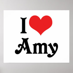 Ich liebe Amy Poster