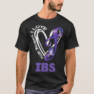 Ich Liebe an jemanden mit IBS Reizbarem Darmsyndro T-Shirt