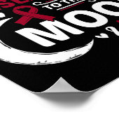 Ich Liebe an jemanden mit Sichelzellkrankheit Poster (Ecke)