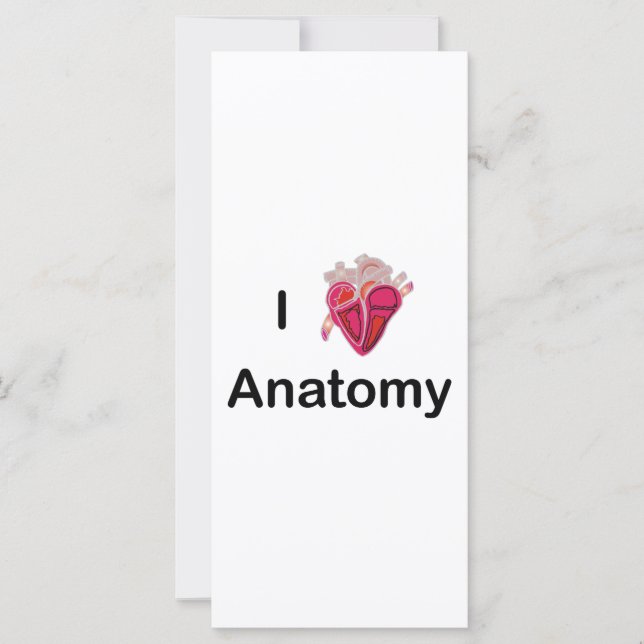 Ich Liebe Anatomie mit menschlichem Herzen! (Vorderseite)