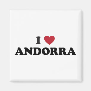 Ich liebe Andorra Magnet