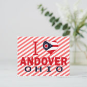 Ich Liebe Andover, Ohio Postkarte (Stehend Vorderseite)