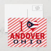 Ich Liebe Andover, Ohio Postkarte (Vorne/Hinten)