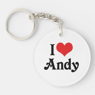 Ich liebe Andy Schlüsselanhänger