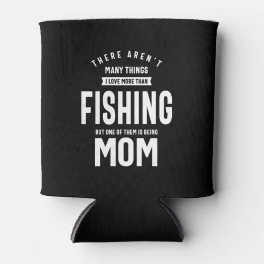 Ich Liebe Angeln. Ich Liebe als Mama Dosenkühler (Vorderseite)