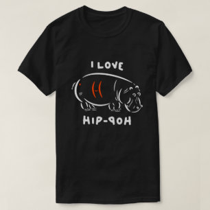Ich Liebe angesagt-hop (und hippos! T-Shirt