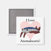 Ich Liebe Anomalocaris! Magnet (Vorderseite/Rückseite)