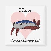 Ich Liebe Anomalocaris! Magnet (Vorne)