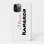 Ich liebe [anpassen] Case-Mate iPhone hülle (Rückseite)
