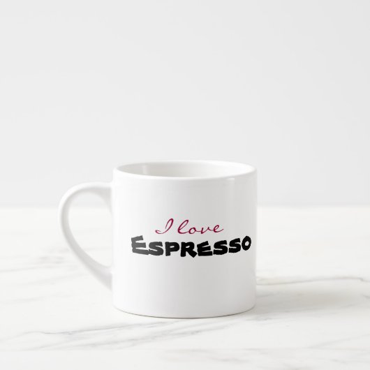 Ich liebe [anpassen] espressotasse (Links)
