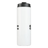Ich liebe [anpassen] thermosbecher (Vorderseite)
