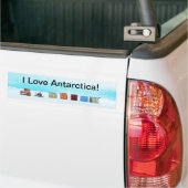 Ich Liebe Antarktis! Autoaufkleber (Auf Lkw)