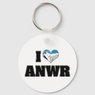 Ich liebe ANWR Schlüsselanhänger