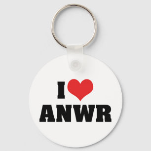 Ich liebe ANWR Schlüsselanhänger