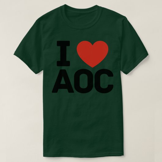 Ich liebe AOC T-Shirt (Design vorne)