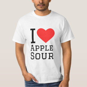 Ich Liebe Apfel sauer T-Shirt