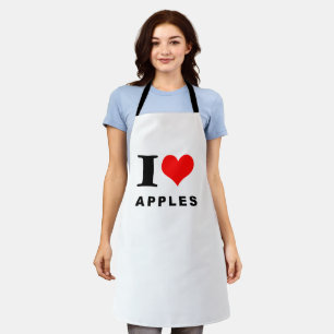 Ich Liebe Äpfel Schürze