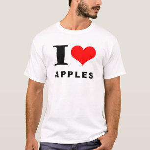 Ich Liebe Äpfel T-Shirt