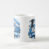 Ich liebe Argentinien Fußball-Design | Argentinien Kaffeetasse (Mittel)