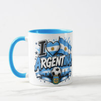 Ich liebe Argentinien Fußball Design | Argentinien