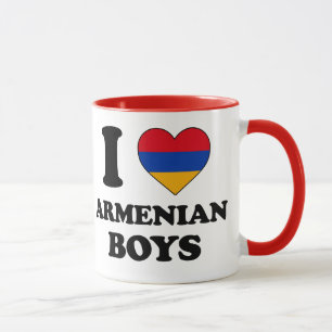 Ich liebe armenische Jungen Tasse