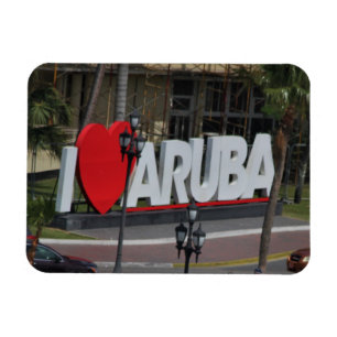 "Ich Liebe Aruba", Fotografie, Magnet