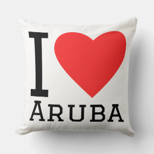 Ich liebe Aruba Kissen