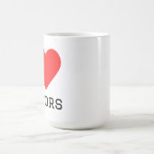 Ich liebe Ärzte Kaffeetasse (Mittel)