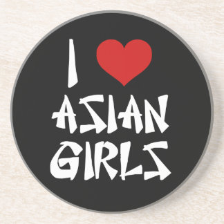 Ich Liebe Asiatische Mädchen Getränkeuntersetzer
