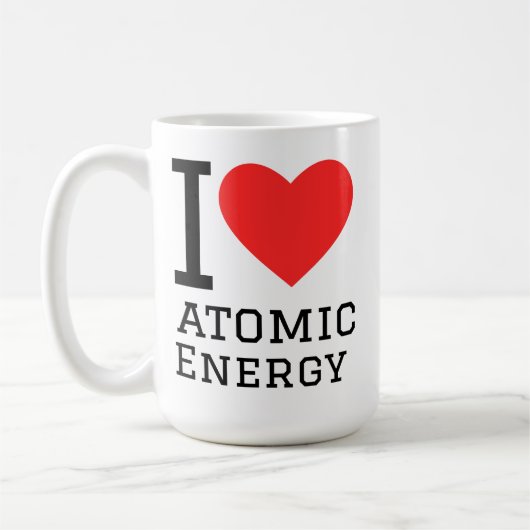 Ich liebe Atomenergie Kaffeetasse (Links)