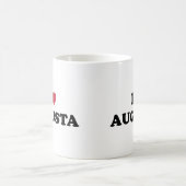 Ich liebe Augusta Georgia Kaffeetasse (Mittel)