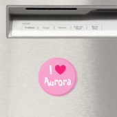Ich liebe Aurora Magnet (In Situ (Geschirrspüler))