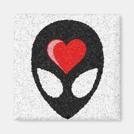 Ich LIEBE Außerirdischen! Magnet (Vorne)