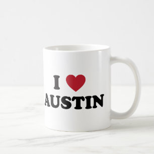 Ich liebe Austin Kaffeetasse